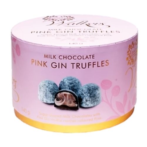 WALKERS PINK GIN TRUFFLES TUB 140G