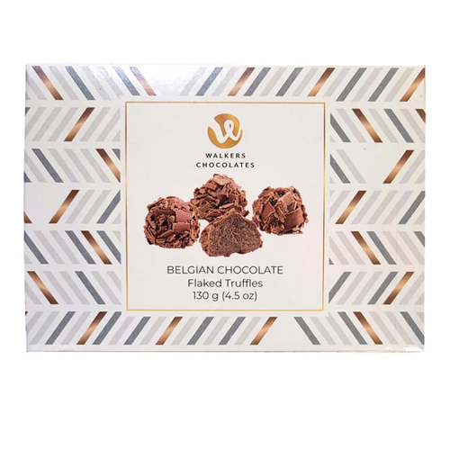 WALKERS BELGIAN CHOCOLATE FLAKED TRUFFLES 130G