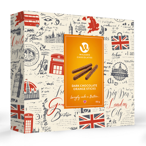 WALKERS ORANGE STICKS 150G