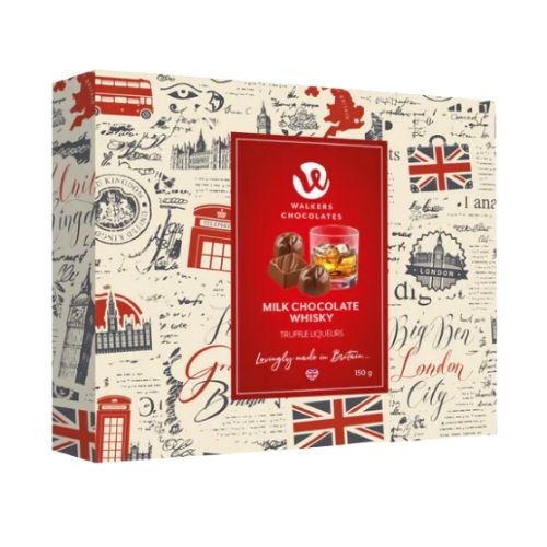 WALKERS WHISKY LIQUEUR TRUFFLES 150G
