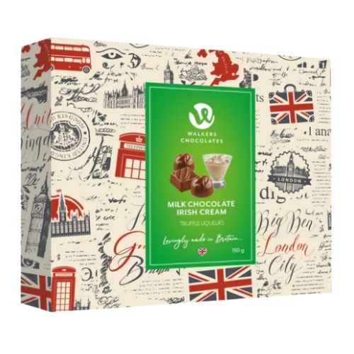 WALKERS IRISH CREAM LIQUEUR TRUFFLES 150G