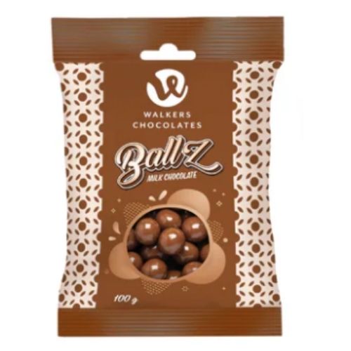 WALKERS MILK CHOCOLATE BALLZ 100G
