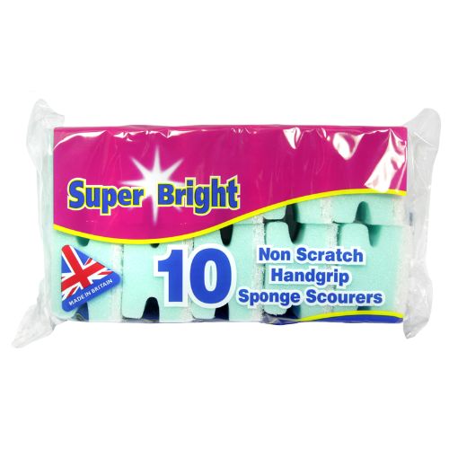 SUPER BRIGHT NON SCRATCH HANDGRIP PADS 10PACK