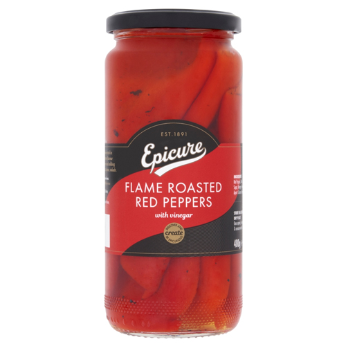 EPICURE FLAME ROASTED RED PEPPER 480G