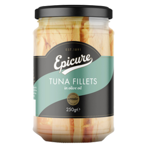 EPICURE TUNA FILLETS IN OLIVE OIL 250G