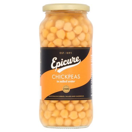 EPICURE CHICKPEAS IN SLTD WATER 540G