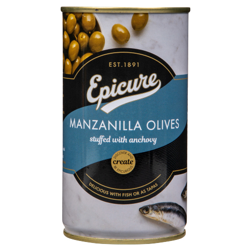 EPICURE MANZANILLA OLIVES 350G