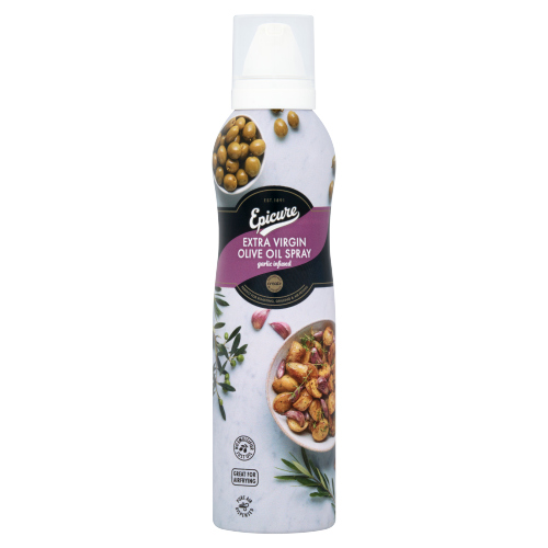 EPICURE EV OLIVE OIL SPRAY WITH GARLIC 150ML