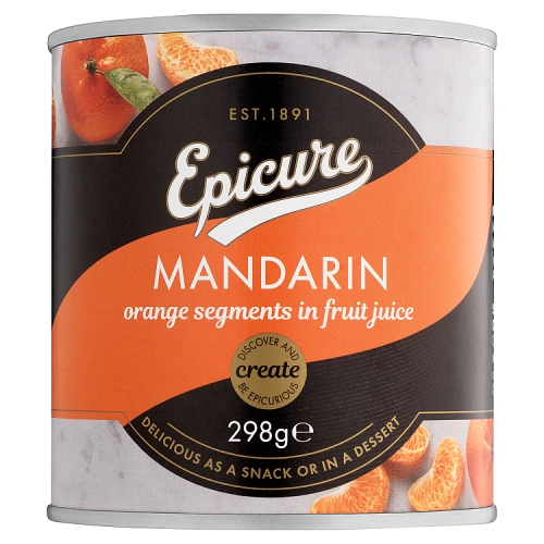 EPICURE MANDARIN ORANGE SEGMENTS IN JUICE 298G