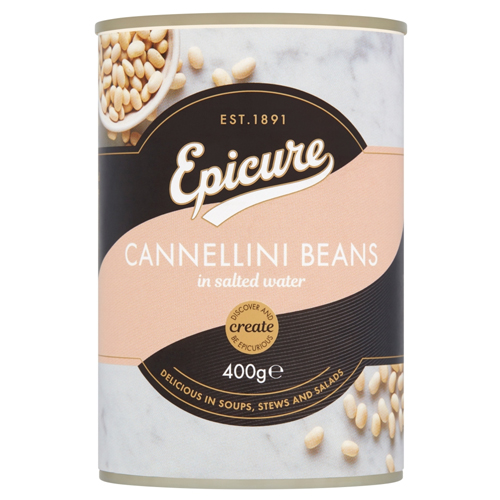 EPICURE CANNELLINI BEANS IN SALTED WATER 400G