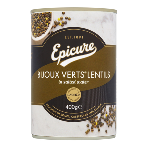 EPICURE BIJOUX VERTS LENTIL IN SALTED WATER 400G