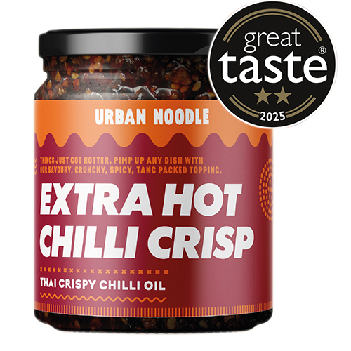 URBAN NOODLE EXTRA SPICY CHILLI CRISP 170G