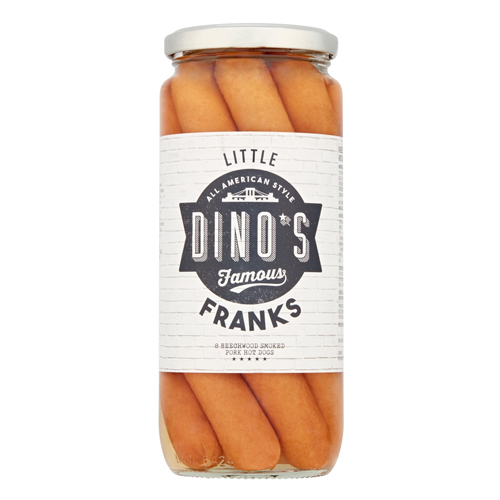 DINO'S FAMOUS LITTLE FRANKS 360G