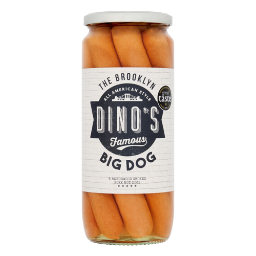 DINO'S FAMOUS BROOKLYN BIG DOGS DRAINED 720G