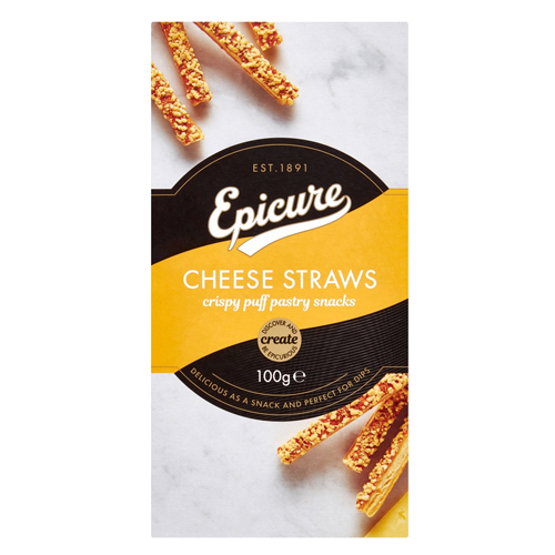 EPICURE CHEESE STRAWS 100G