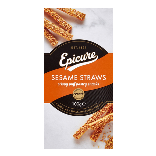 EPICURE SESAME STRAWS 100G