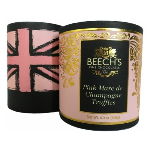 BEECHS PINK CHAMPAGNE POSH BOX TRUFFLES 140G