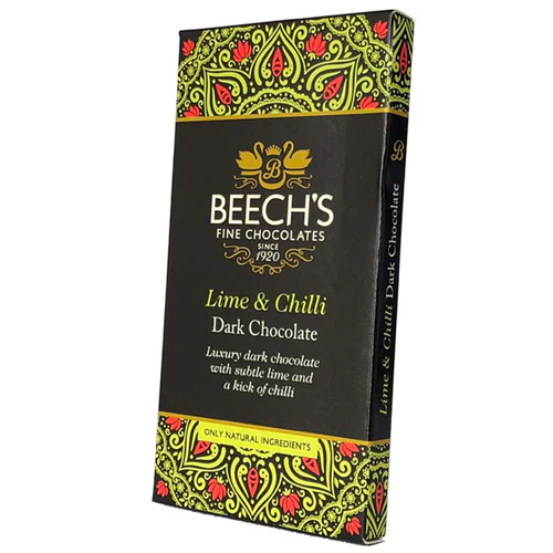BEECHS DARK CHOCOLATE LIME & CHILLI BAR 60G