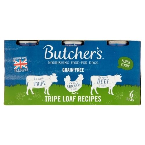 BUTCHERS NOURISHING TRIPE LOAF RECIPES 6PK 400G