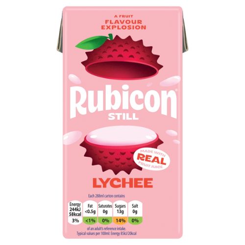 RUBICON STILL LYCHEE JUICE 288ML