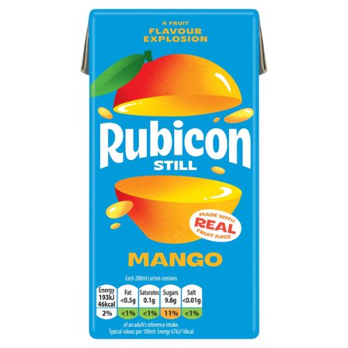 RUBICON STILL MANGO JUICE 288ML