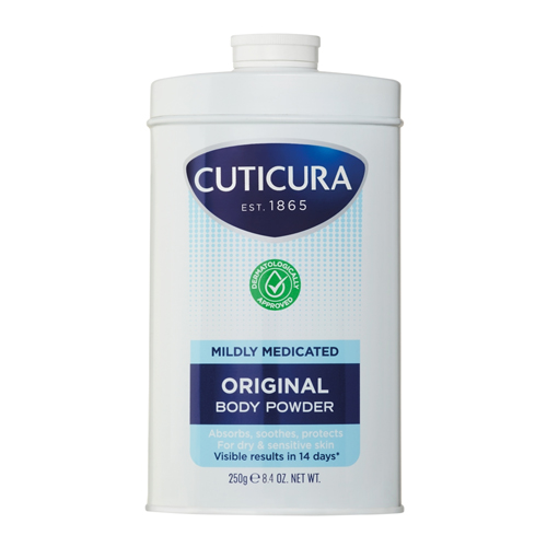 CUTICURA MILDLY MEDICATED ORIGINAL BODY POWDER 250G