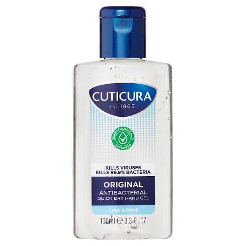 CUTICURA ORIGINAL CRISP & FRESH ANTI BACTERIAL HAND GEL 100ML