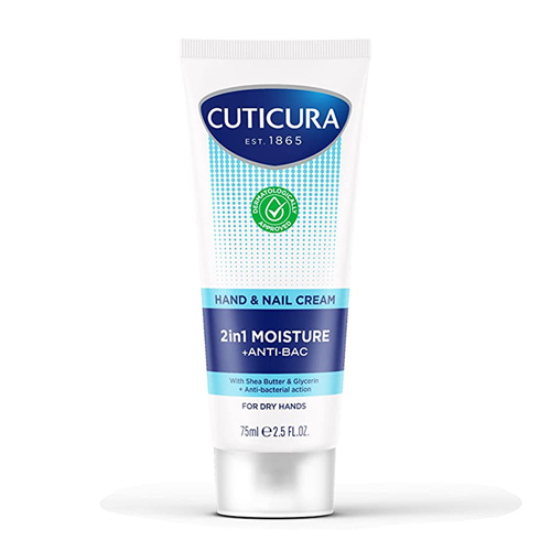 CUTICURA 2IN1 MOISTURE & ANTI-BAC HAND & NAIL CREAM 75ML