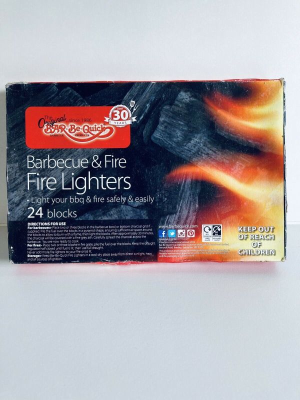 BAR-BE-QUICK LIGHTING BLOCKS 1PK
