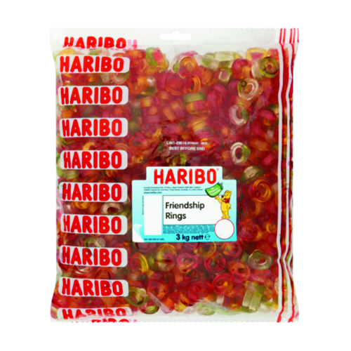 HARIBO FRIENDSHIP RINGS BAG 3KG