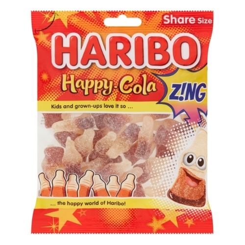 HARIBO HAPPY COLA ZING BAG 160G