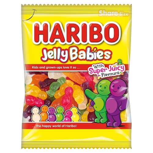 HARIBO JELLY BABIES BAG 160G