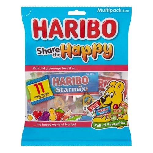 HARIBO SHARE THE HAPPY MULTIPACK BAG 176G