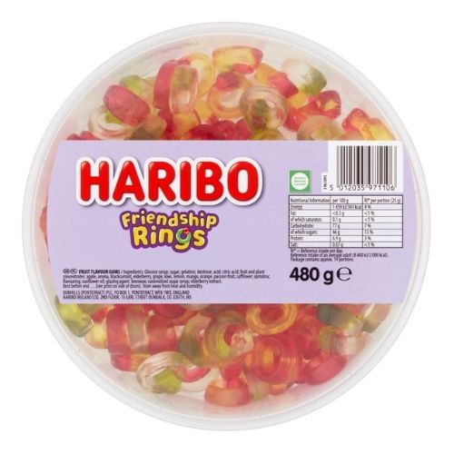 HARIBO FRIENDSHIP RINGS 480G