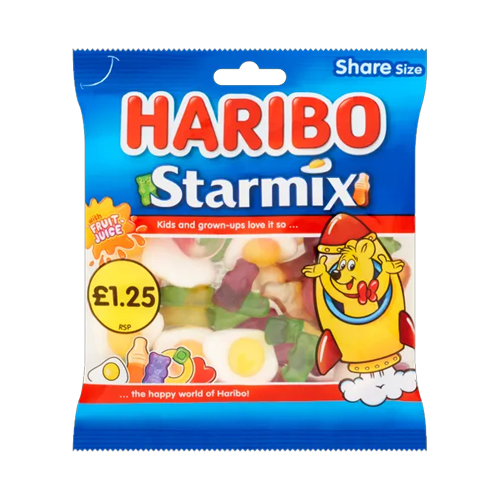 HARIBO STARMIX BAG PMP £1.25 140G