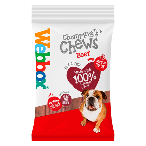 WEBBOX CHOMPING CHEWS BEEF 200G