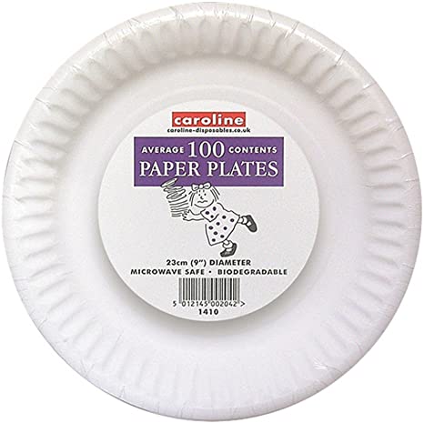 CAROLINE 23CM PLATES 30PACK