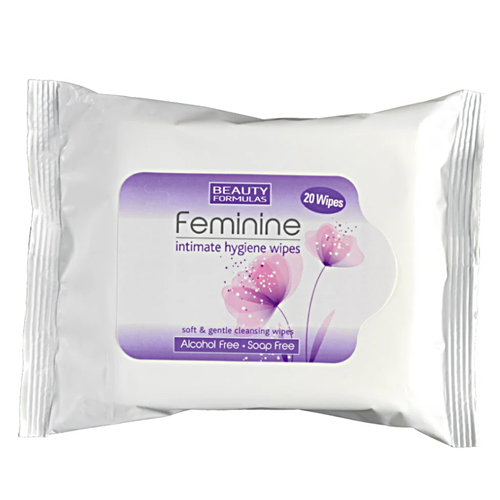 BEAUTY FORMULAS FEMININE INTIMATE WIPES BIODEGRADABLE 20S