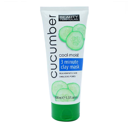 BEAUTY FORMULAS CUCUMBER 3 MINUTE CLAY MASK 100ML