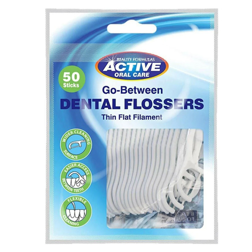 ACTIVE ORAL CARE GO BETWEEN FLOSSERS 50S