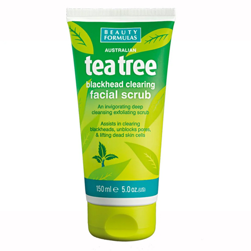 BEAUTY FORMULAS TEA TREE FACIAL SCRUB 150ML