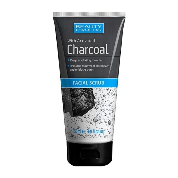 BEAUTY FORMULAS CHARCOAL FACIAL SCRUB 150ML