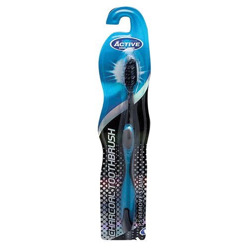 ACTIVE ORAL CARE CHARCOAL TOOTHBRUSH 1PK