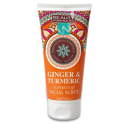 BEAUTY FORMULAS GINGER AND TURMERIC FACIAL SCRUB 150ML
