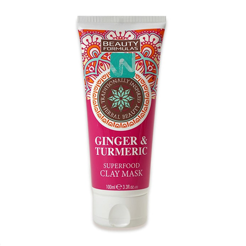 BEAUTY FORMULAS GINGER AND TURMERIC CLAY MASK 100ML