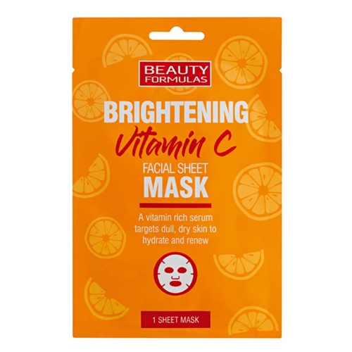 BEAUTY FORMULAS VITAMIN C BRIGHTENING FACIAL MASK 1PK