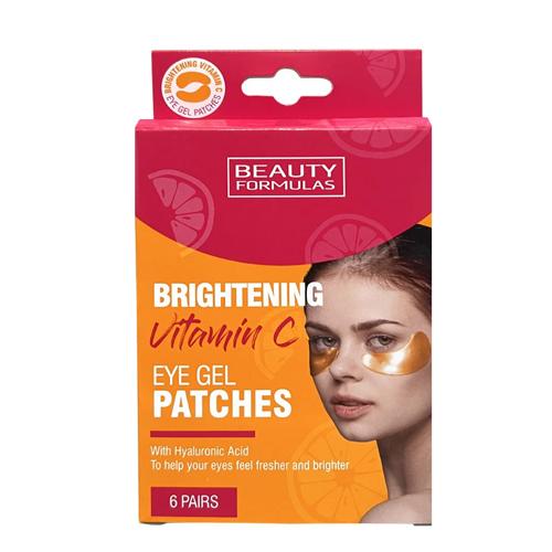 BEAUTY FORMULAS VITAMIN C BRIGHTENING EYE GEL PATCHES 6 PAIRS