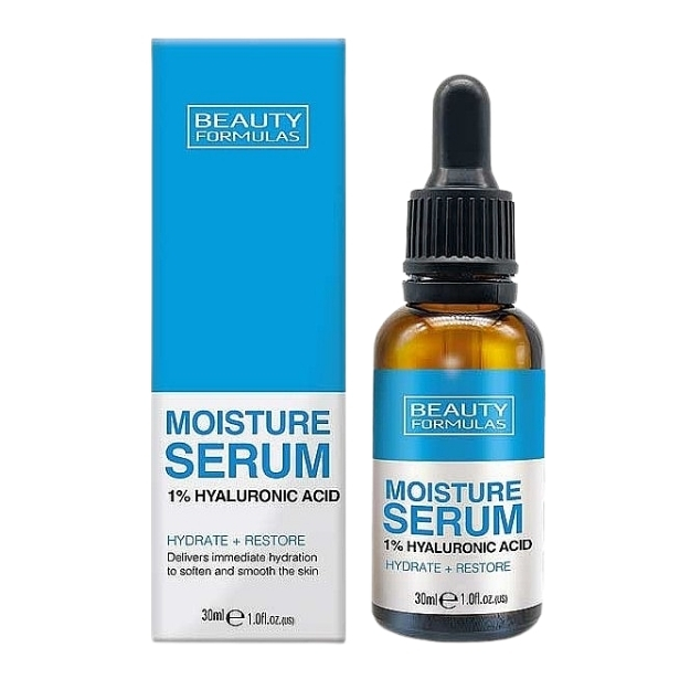 BEAUTY FORMULAS MOISTURE HYALURONIC ACID SERUM 30ML