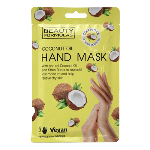 BEAUTY FORMULAS COCONUT HAND MASK 1 PAIR