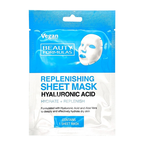 BEAUTY FORMULAS HYALURONIC ACID REPLENISHING SHEET MASK 1PK